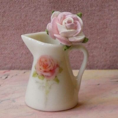 Porcelænskande m rose