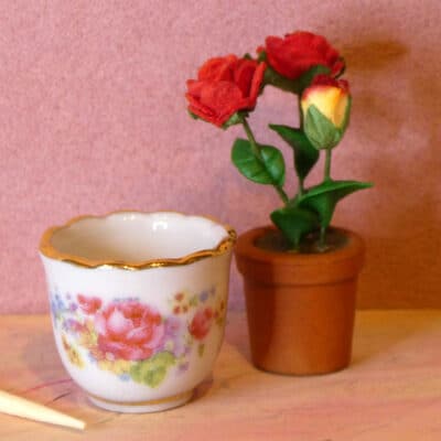 Reutter Porcelæn rosenpotte