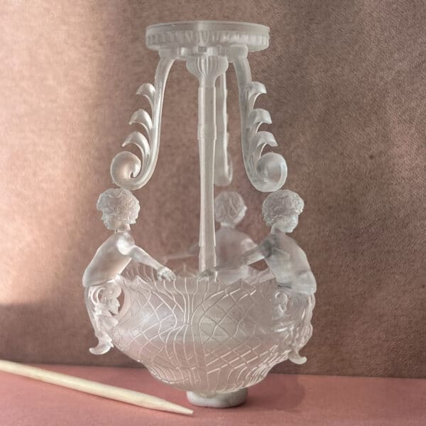 Elegant loftlampe i Tiffany glas - 3D printet resin