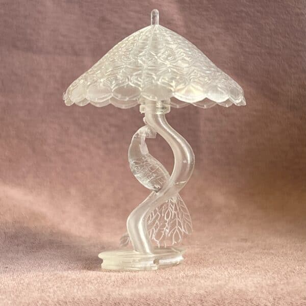 Tiffany påfugle lampe