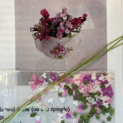 Miniature blomster KIT til at lave Ærteblomster
