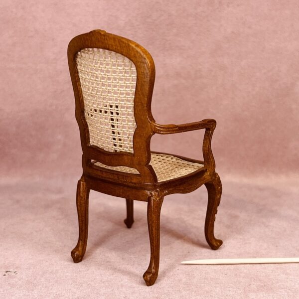 Louis XVI rørflet stol til dukkehuset