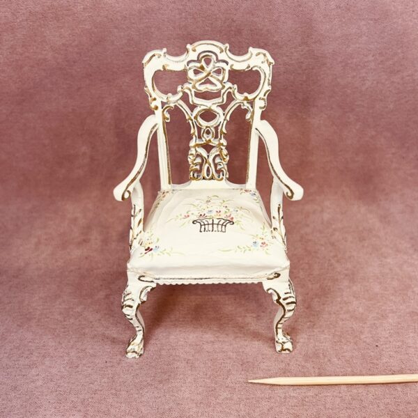 BRUGT miniature stol fra JBM Miniatures