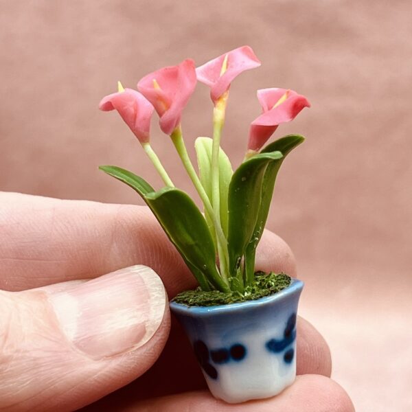 Miniature blomst - Calla til dukkehuset