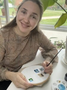 Alona Minikunst - miniature malerier til dukkehuse