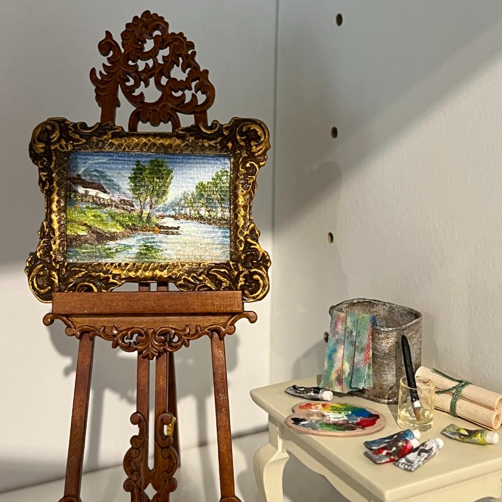 Alona Minikunst - miniature malerier til dukkehuse