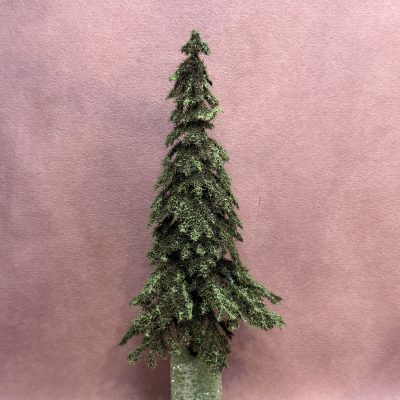 Juletræ til dukkehuset. Realistisk juletræ i miniature