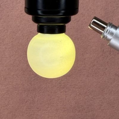 LED loft kubbel m. sort fatning